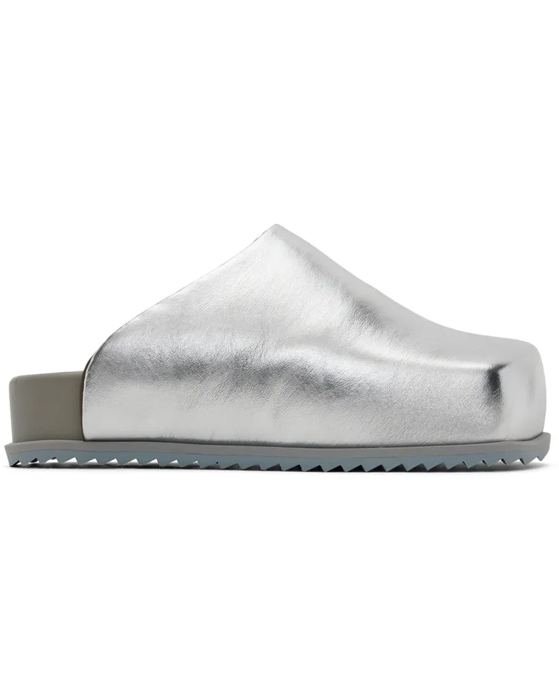 YUME YUME Silver Truck Slide Slip-On Loafers Silver
