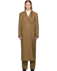 Loulou Studio Brown Maisun Coat Antique