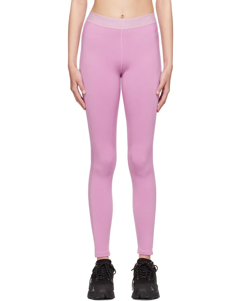 OTTI Purple Nylon Sport Leggings P100