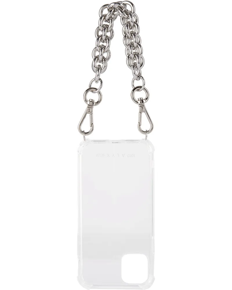 1017 ALYX 9SM Transparent Chunky Chain iPhone 11 Case Trasparent
