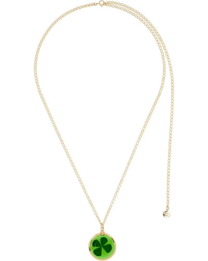 A.P.C. Gold Anastasia Barbieri Edition Fortuna Necklace Kaa