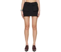 Black Zeigler Miniskirt