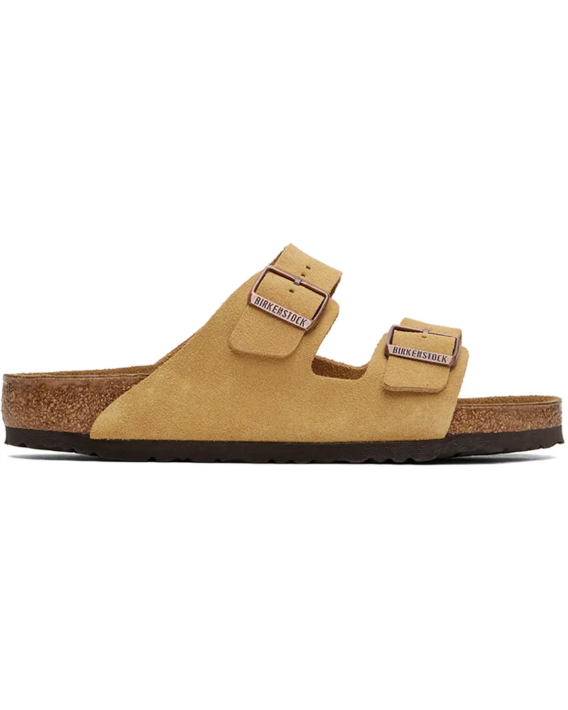Birkenstock Beige Regular Arizona Sandals Latte