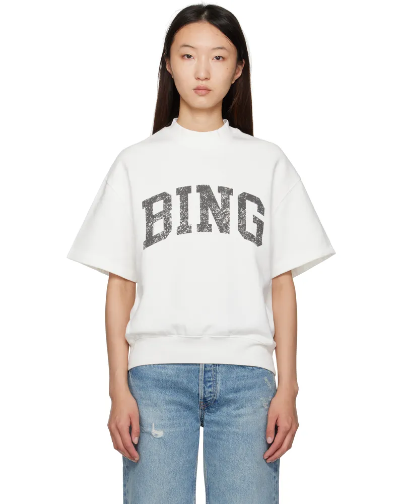 Anine Bing Off-White Jay 'Bing' Sweatshirt Off