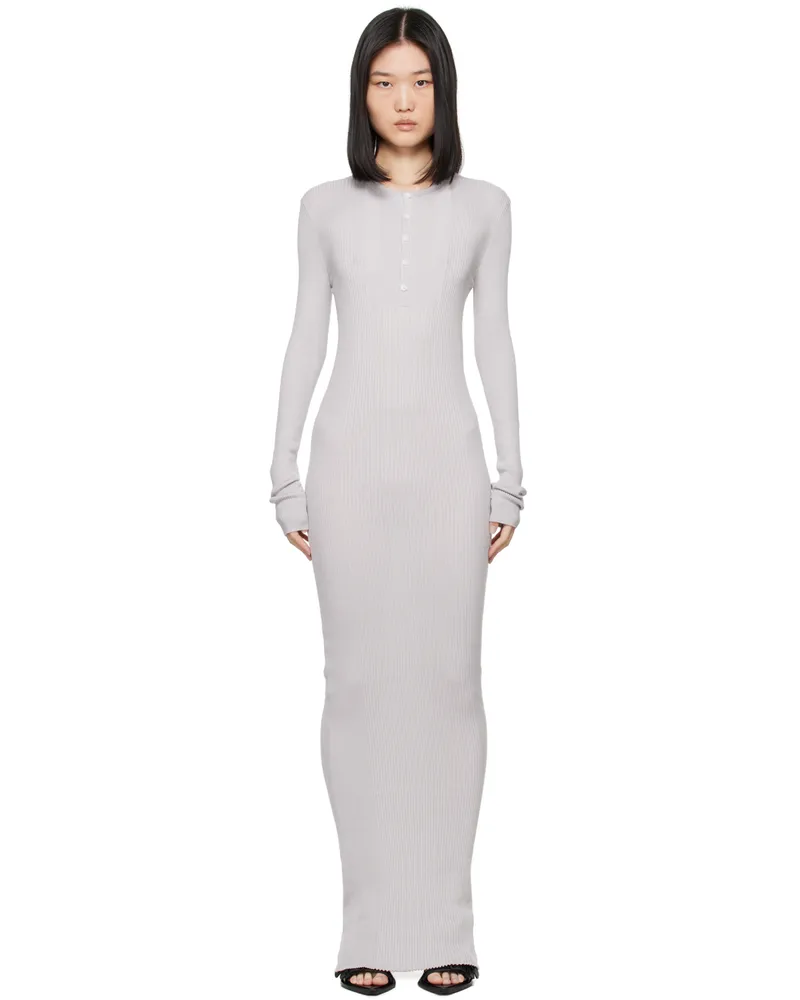 Ann Demeulemeester Gray Enza Maxi Dress 070