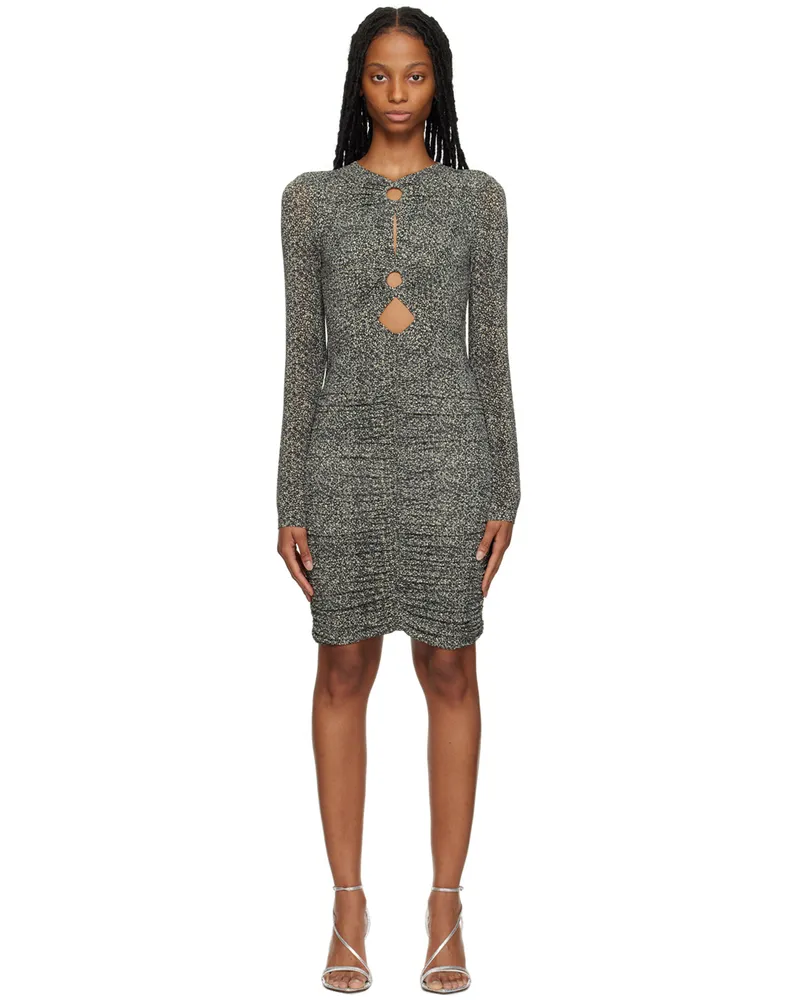 Isabel Marant Black Jana Minidress 01bk