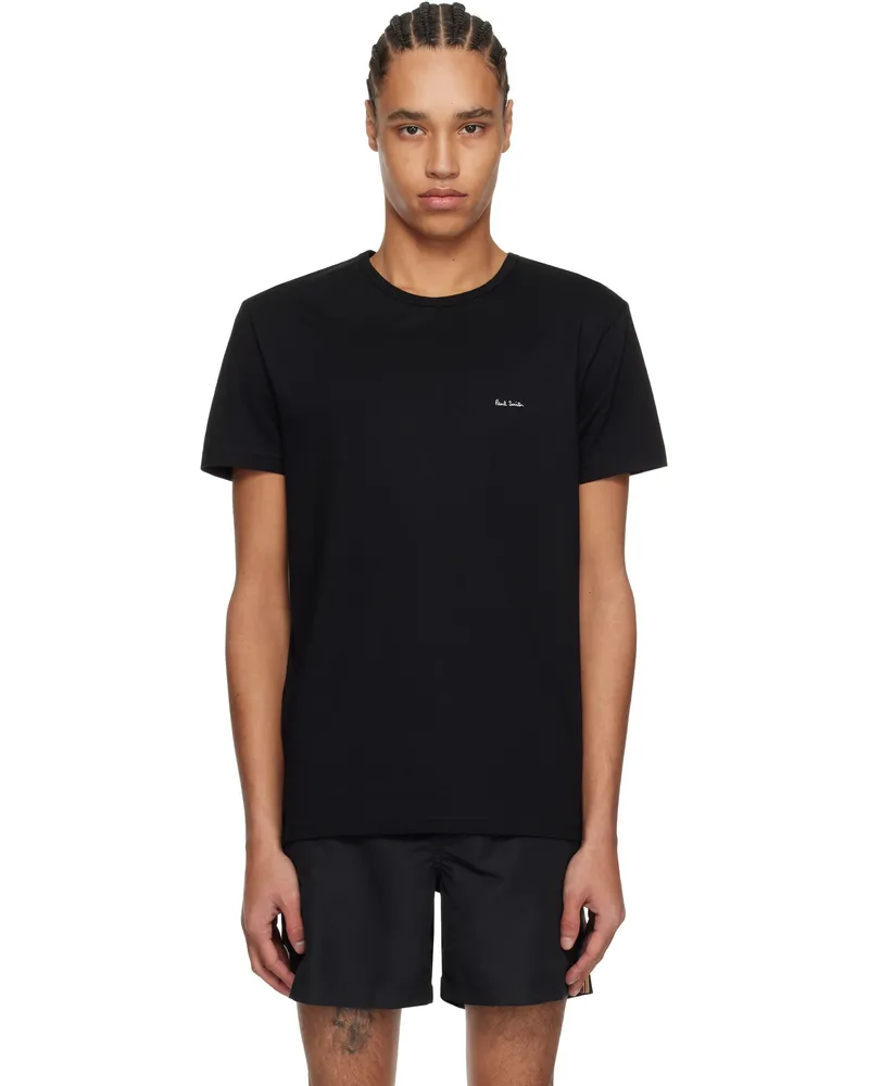 Paul Smith Five-Pack Multicolor Organic Cotton Logo Lounge T-shirts 1a