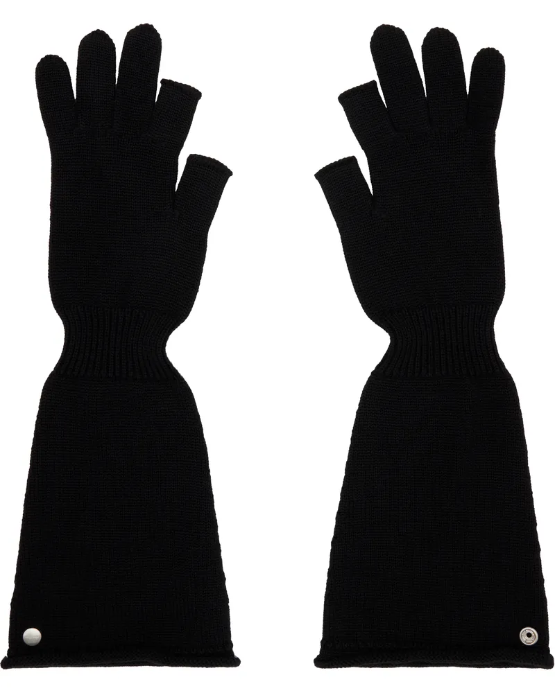 Rick Owens Black Concordians Sphinx Gloves 09
