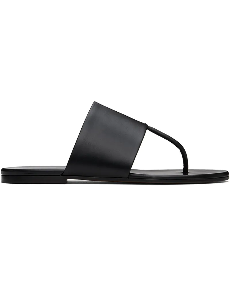 The Row Black Signum Sandals Blk
