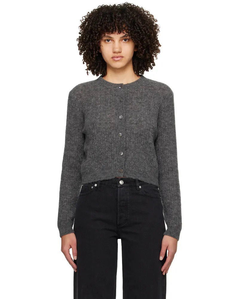 A.P.C. Gray Milo Cardigan Plc