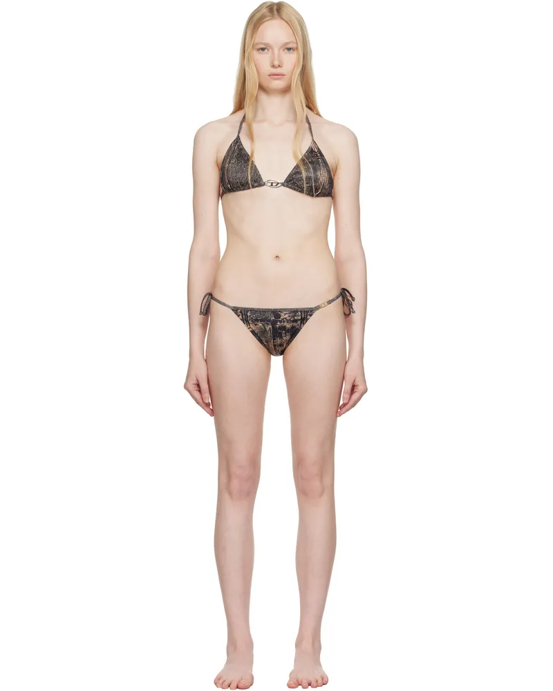 Diesel Brown Sees-T Dnm Bikini E3317