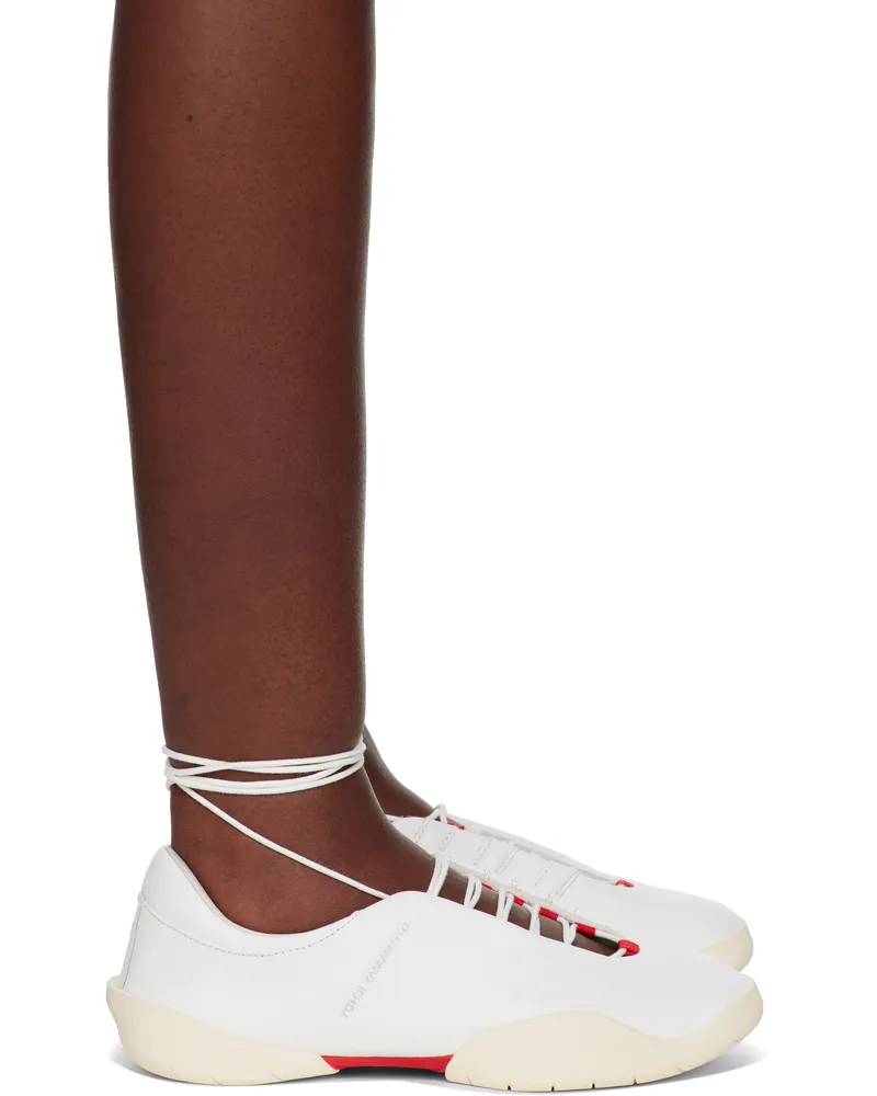 Y-3 Off-White Regu Mary Jane Sneakers White