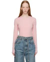 SPORTMAX Pink Albenga Long Sleeve T-Shirt Pink