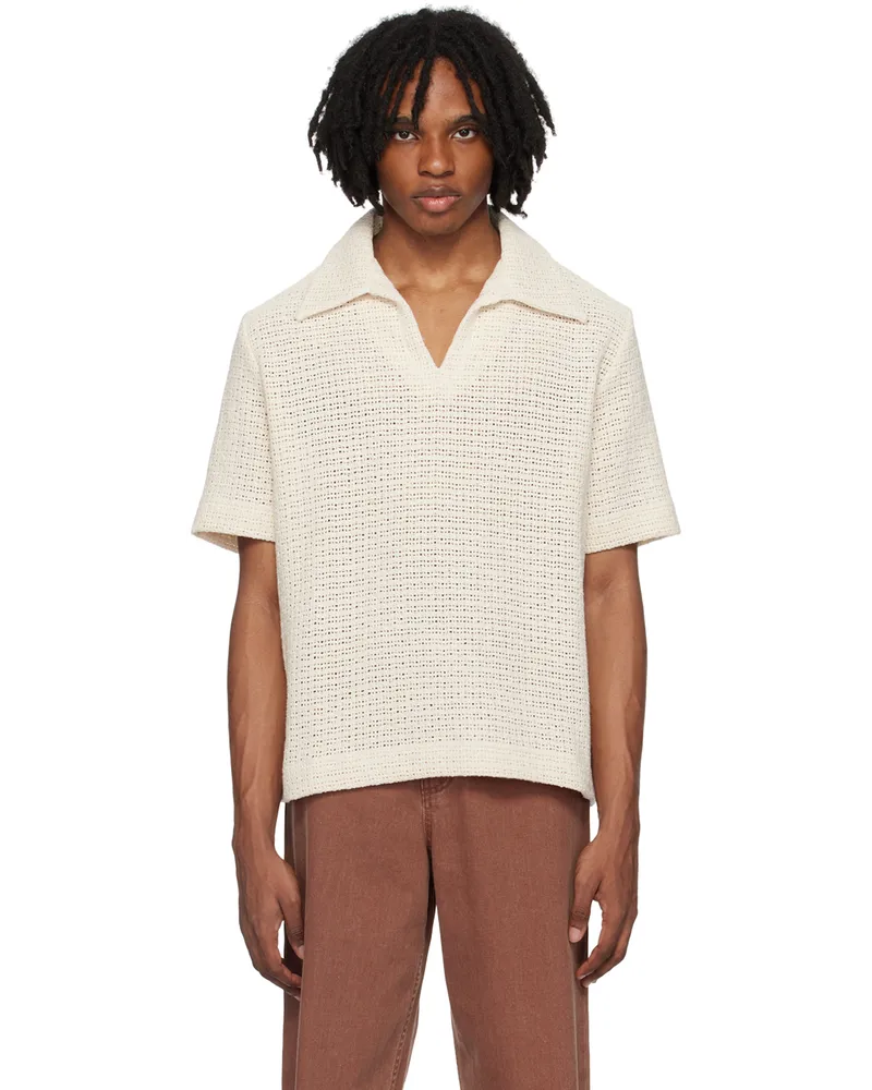 Séfr Off-White Mate Polo Datura