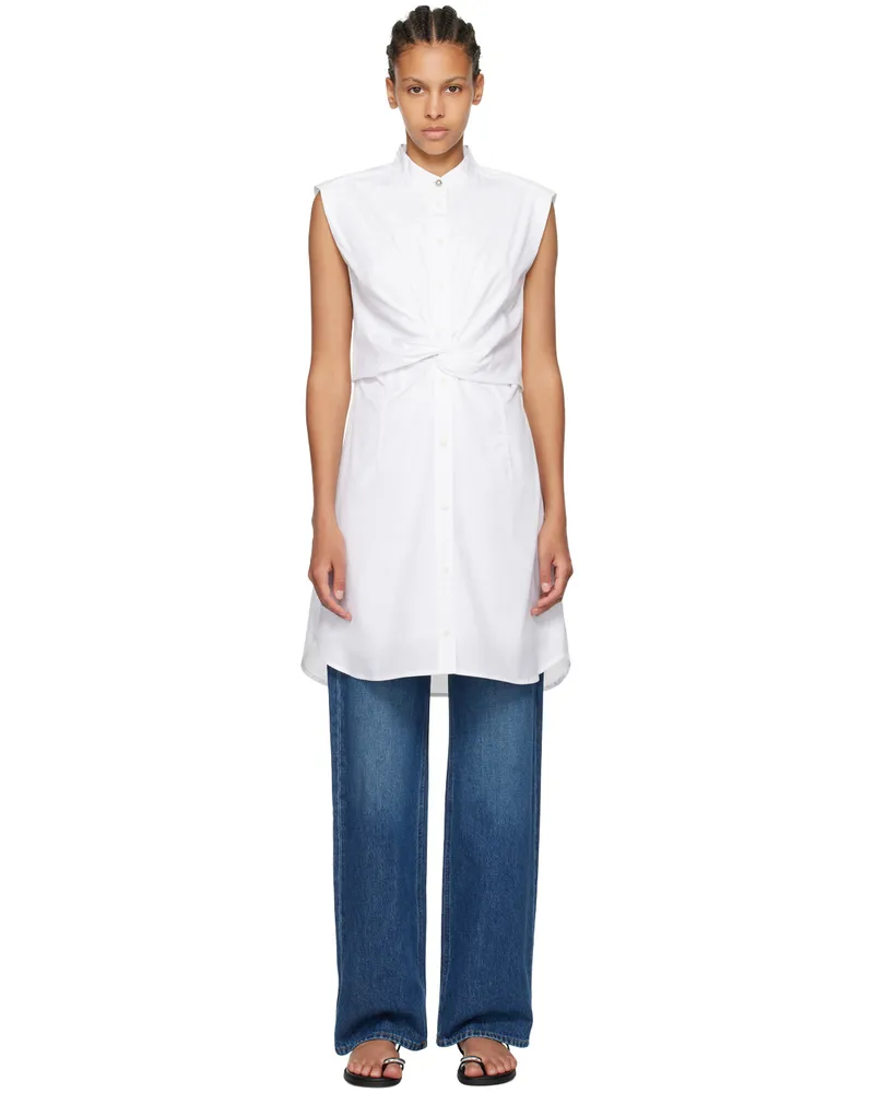 Rag & Bone White Louis Minidress White