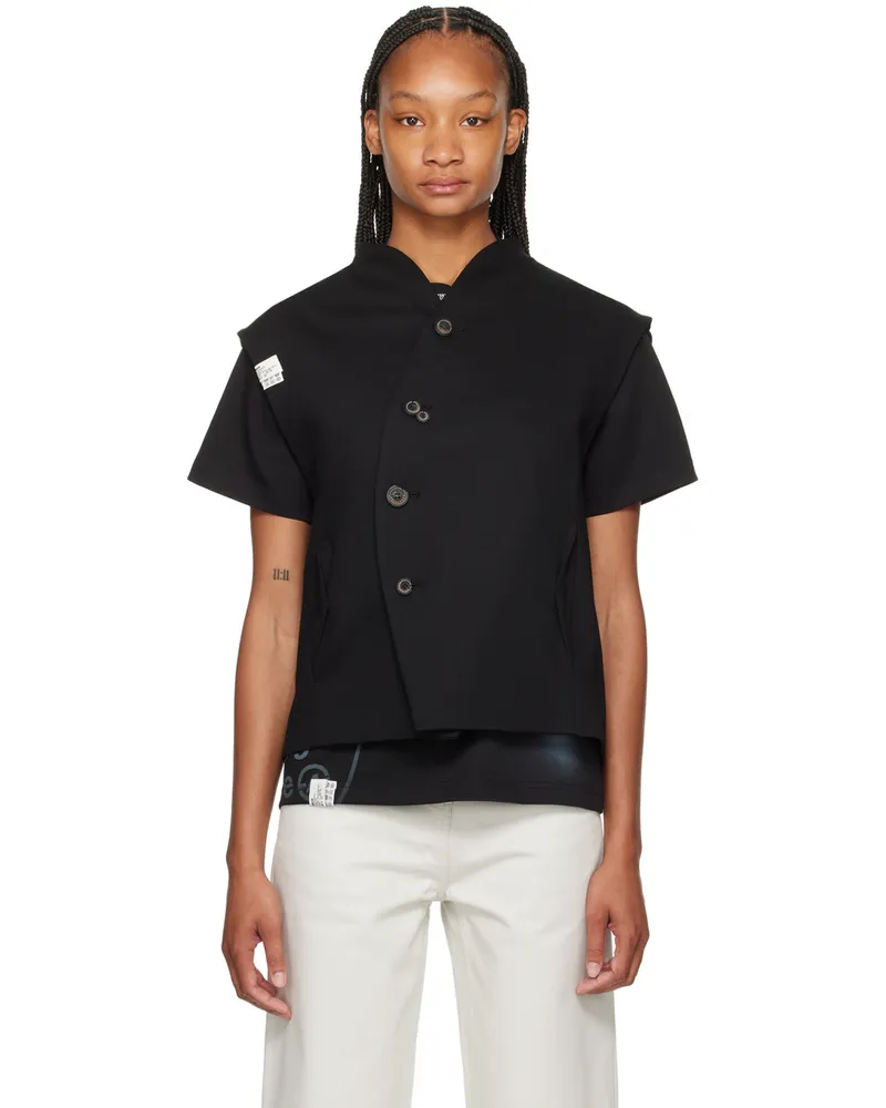 Adererror Black Flag Vest Noir