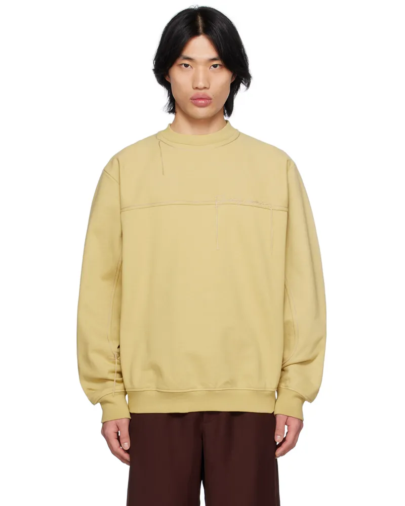 Jacquemus Beige Le Raphia 'Le Sweatshirt Fio' Sweatshirt 150