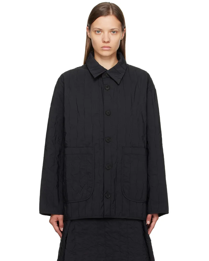 Henrik Vibskov Black Wheel Jacket Black