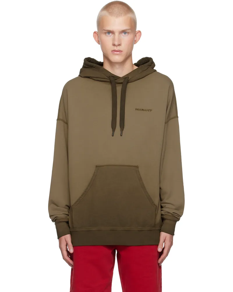 Isabel Marant Khaki Malek Hoodie Khaki