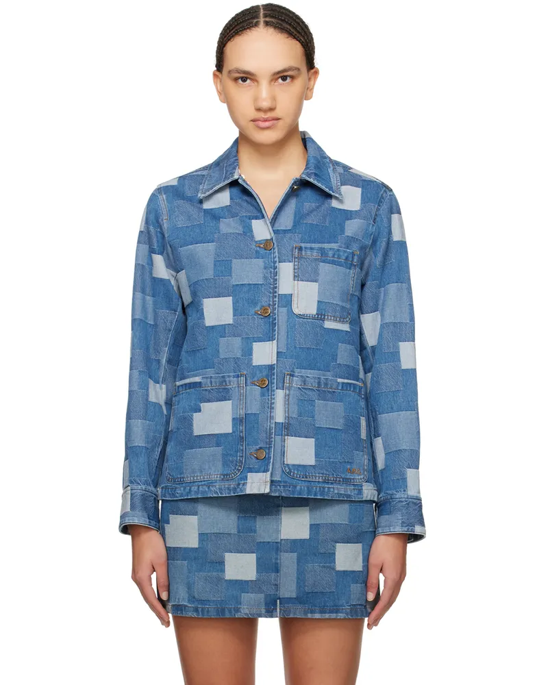 A.P.C. Indigo Silva Denim Jacket Ial