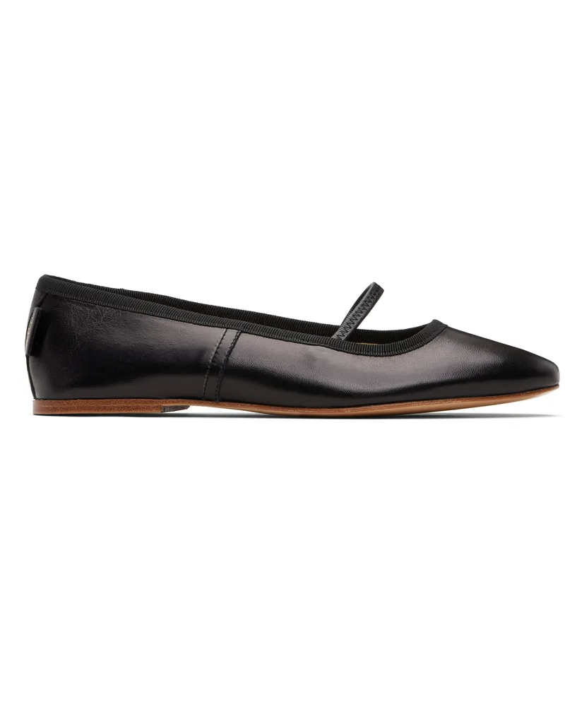 A.P.C. Black Swan Ballerina Flats Lzz