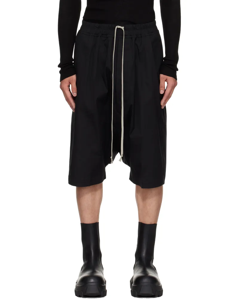 Rick Owens Black Concordians Rick's Pods Shorts 09