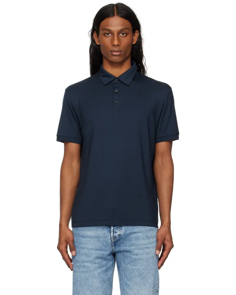 Theory Navy Noran Polo Xhx