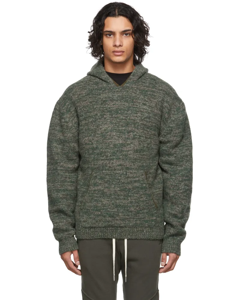 John Elliott + Co Green Andres Hoodie Hemp