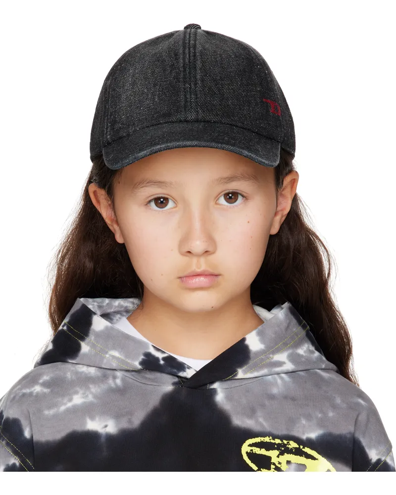 Diesel Kids Black Fclupus Cap K02