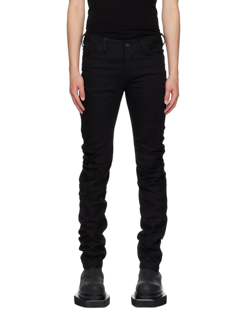 Julius Black Indirect Skinny Jeans Black