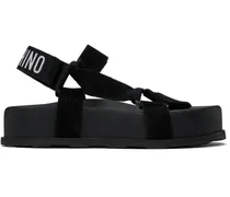 Black Suede Sandals