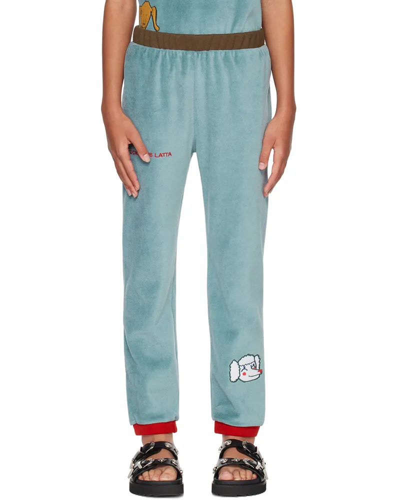 Eckhaus Latta SSENSE Exclusive Kids Gray Sweatpants Grey
