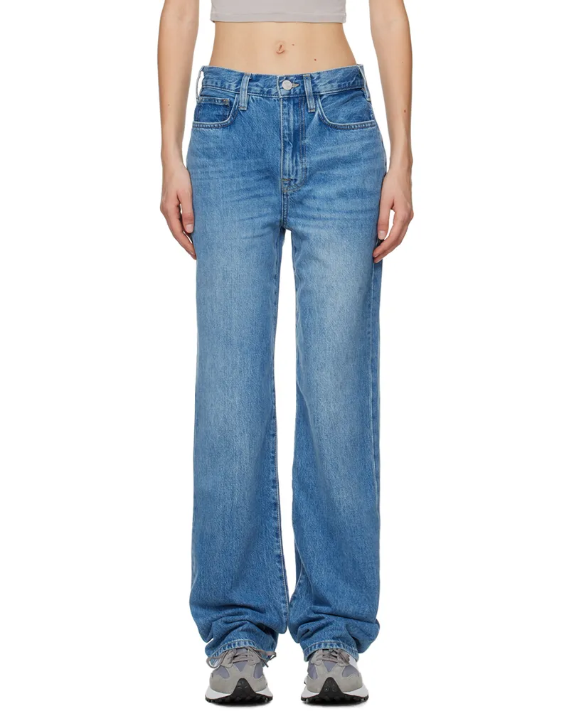 Frame Denim Blue 'Le Jane' Jeans Chesapeake