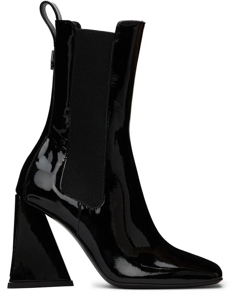 ATTICO Black Devon Ankle Boots 100