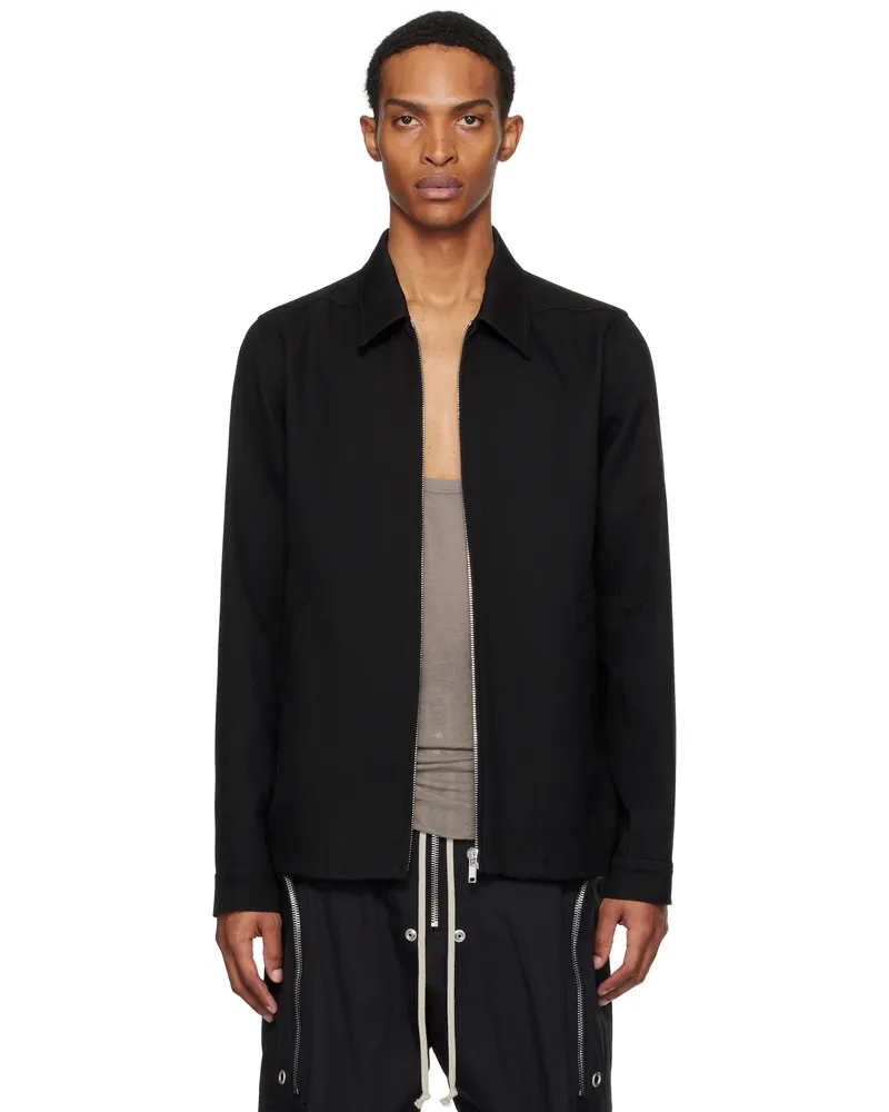 Rick Owens Black Concordians Brad Jacket 09