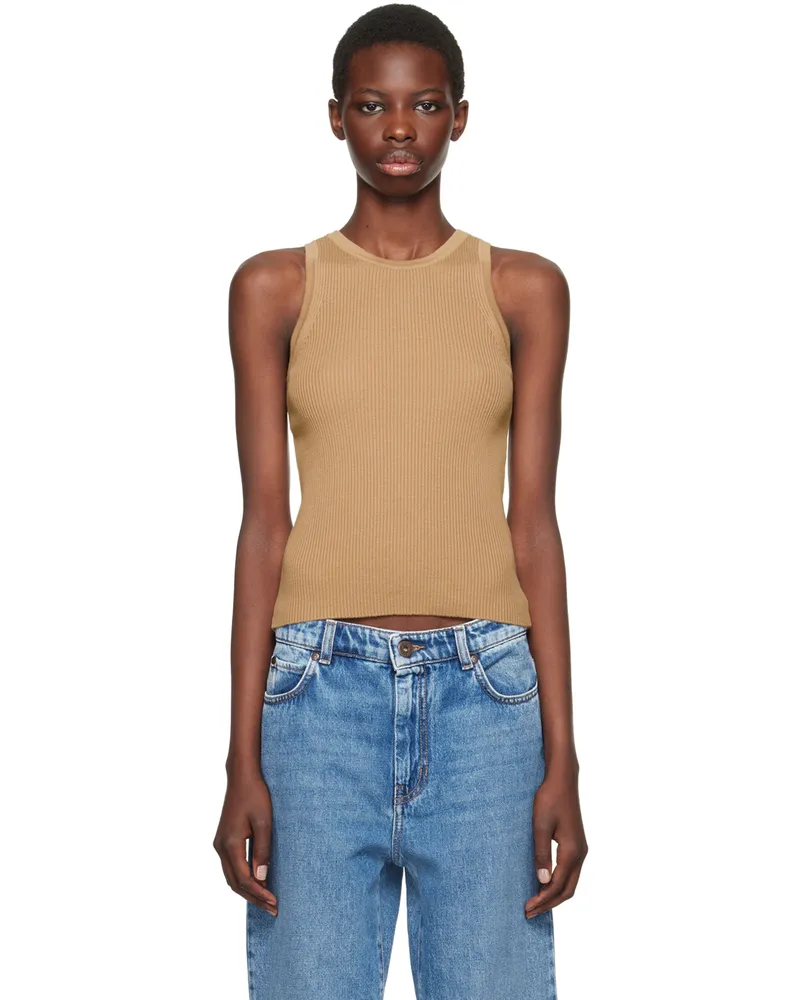 Max Mara Tan Amburgo Tank Top 002