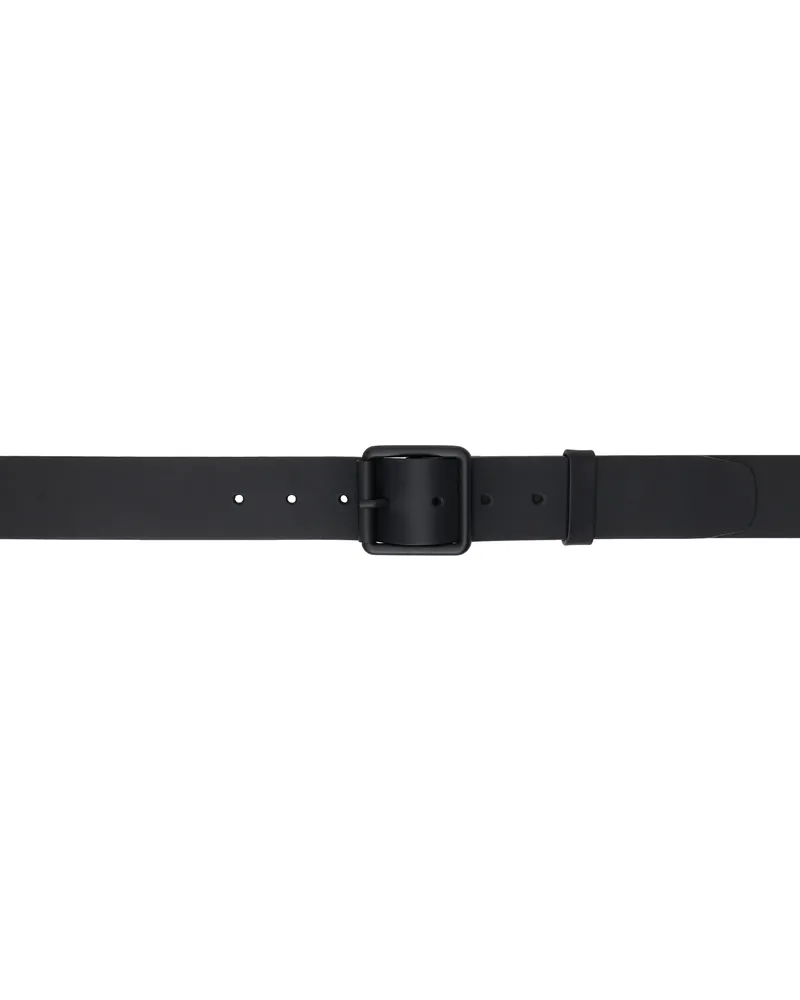 Studio Nicholson Black Leather Belt