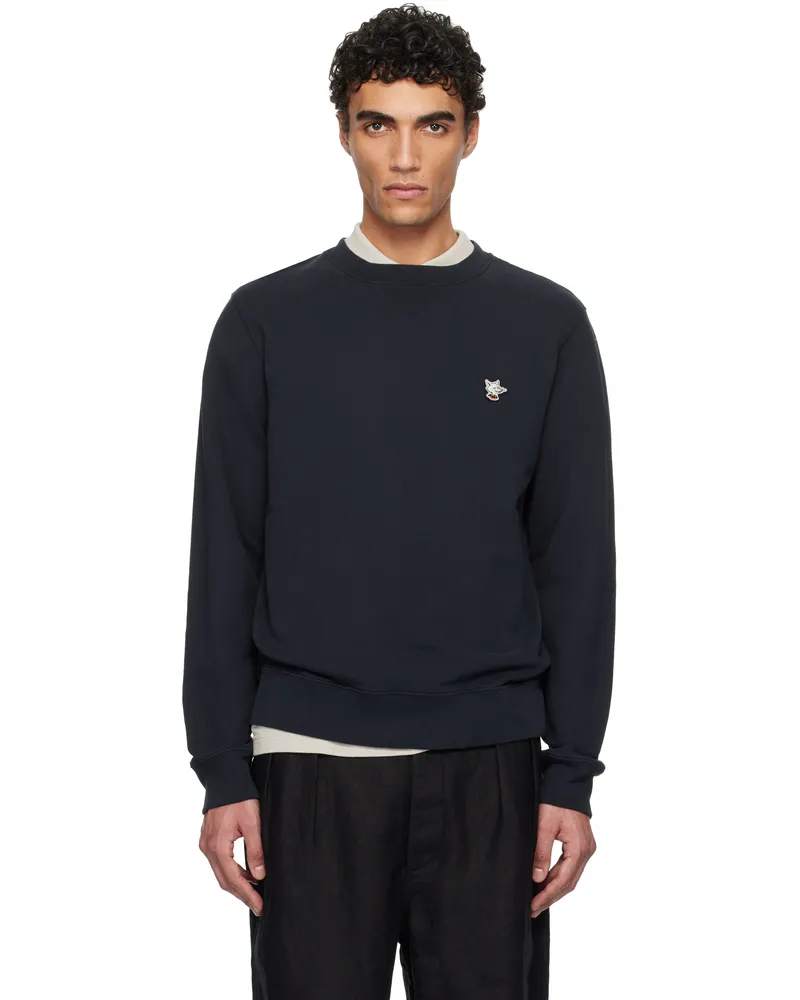 Kitsuné Black Barista Fox Patch Regular Sweatshirt P199