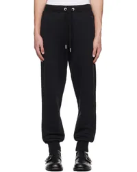 AMI Paris Black Ami de Coeur Sweatpants Black