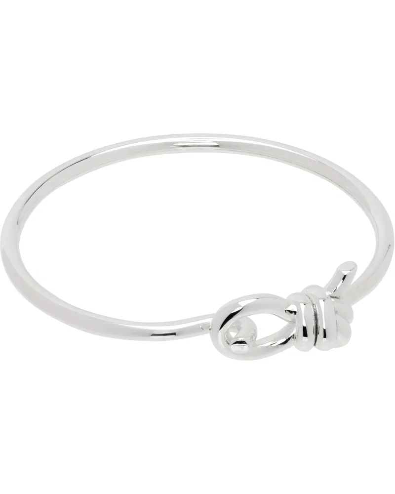 Bottega Veneta Silver Knot Bracelet 8117