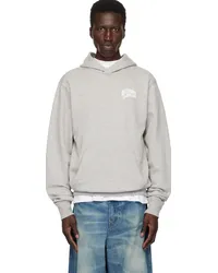 Billionaire Boys Club Gray Small Arch Logo Hoodie Heather