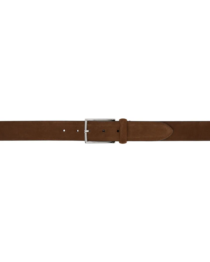 Anderson's Brown Suede Leather Semi Formal Belt M3