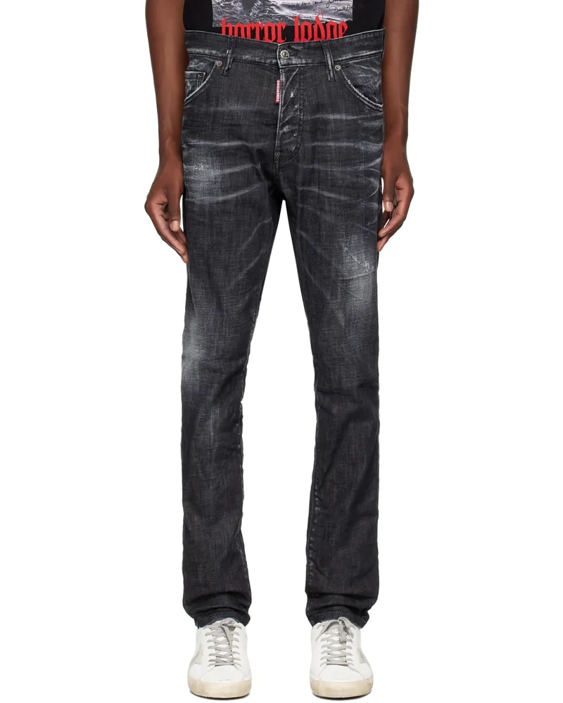 Dsquared2 Black Easy Wash Cool Guy Jeans 900