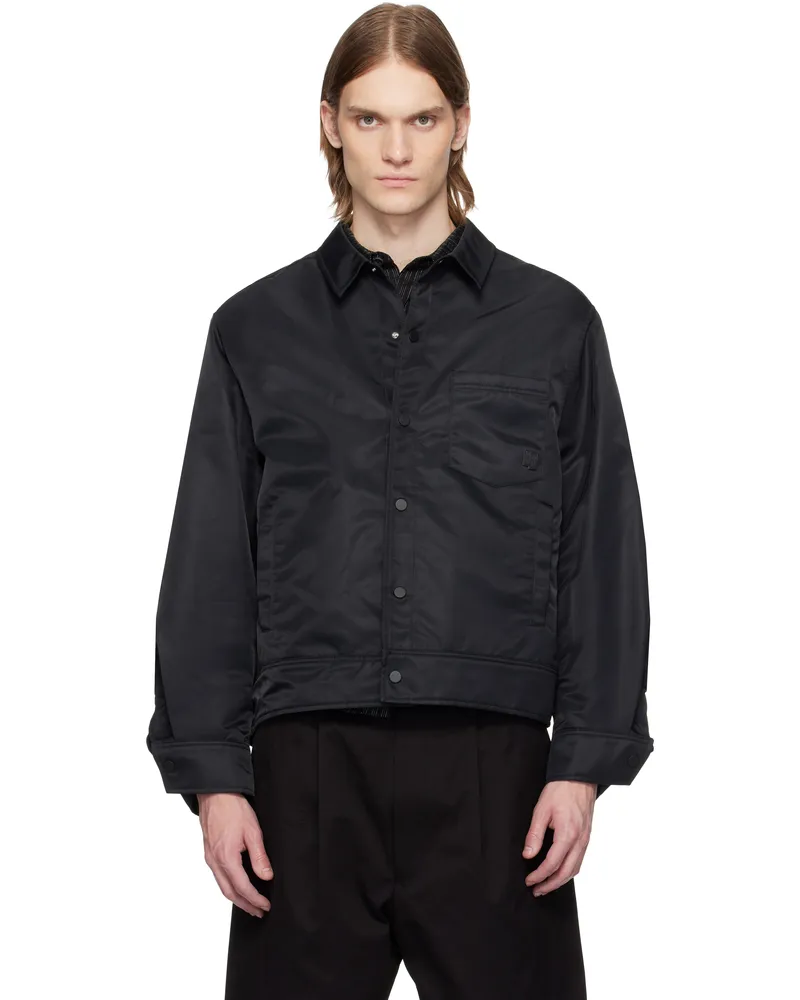 Adererror Black Sig; TRS Tag 02 Jacket Noir