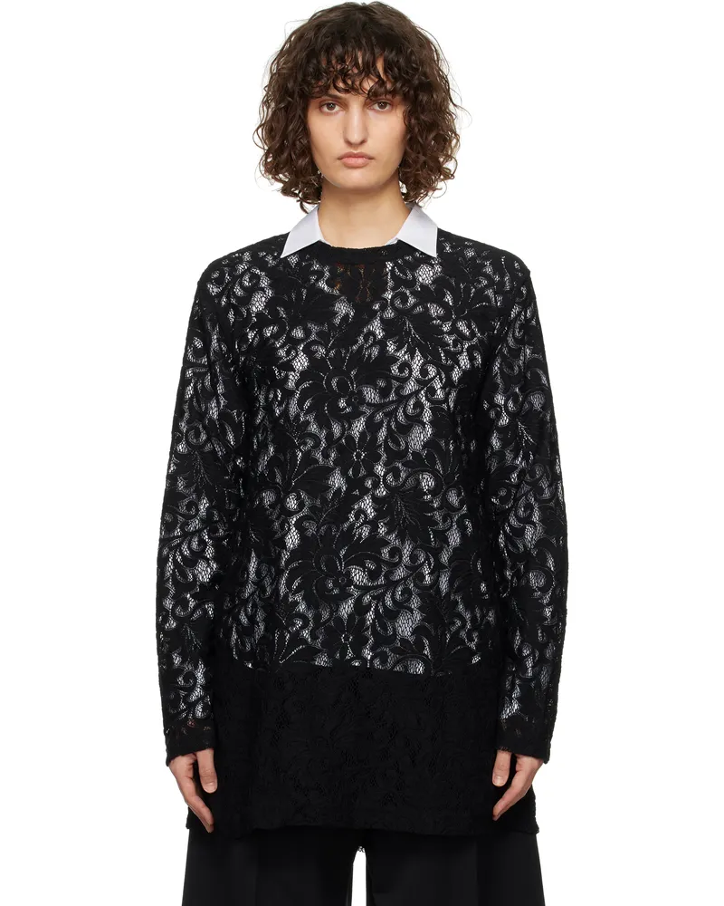 Comme des Garçons Black Raschel Lace T-shirt 1