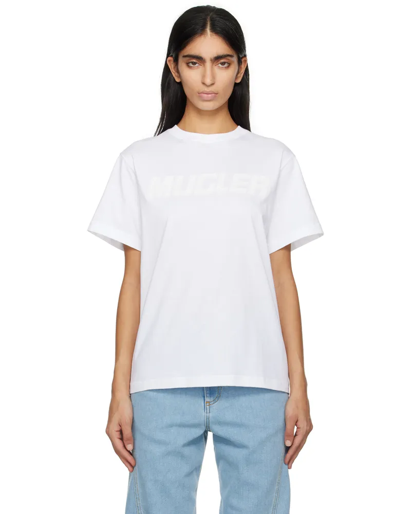 Thierry Mugler White Bonded T-Shirt 1016