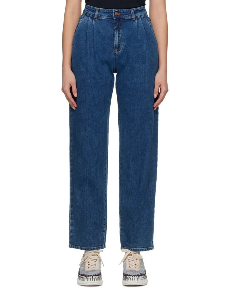 See by Chloé Blue Tapered Jeans 477
