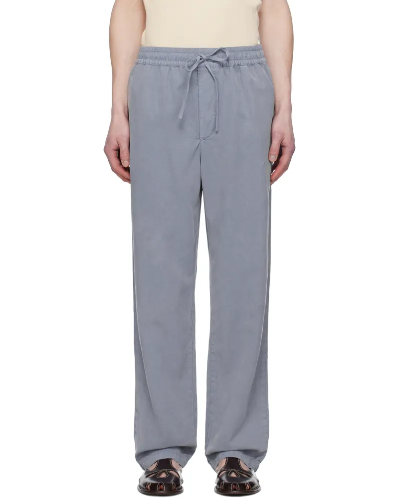 Isabel Marant Blue Isak Trousers Ice