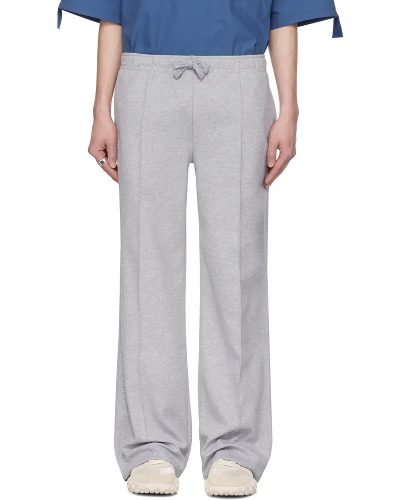 J.W.Anderson Gray Pintuck Sweatpants 907