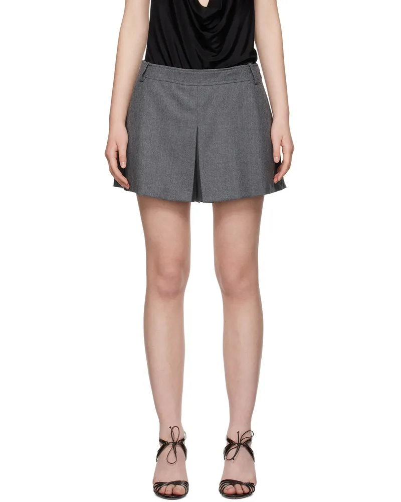Tom Ford Gray Tailored Pleated Shorts Ig164